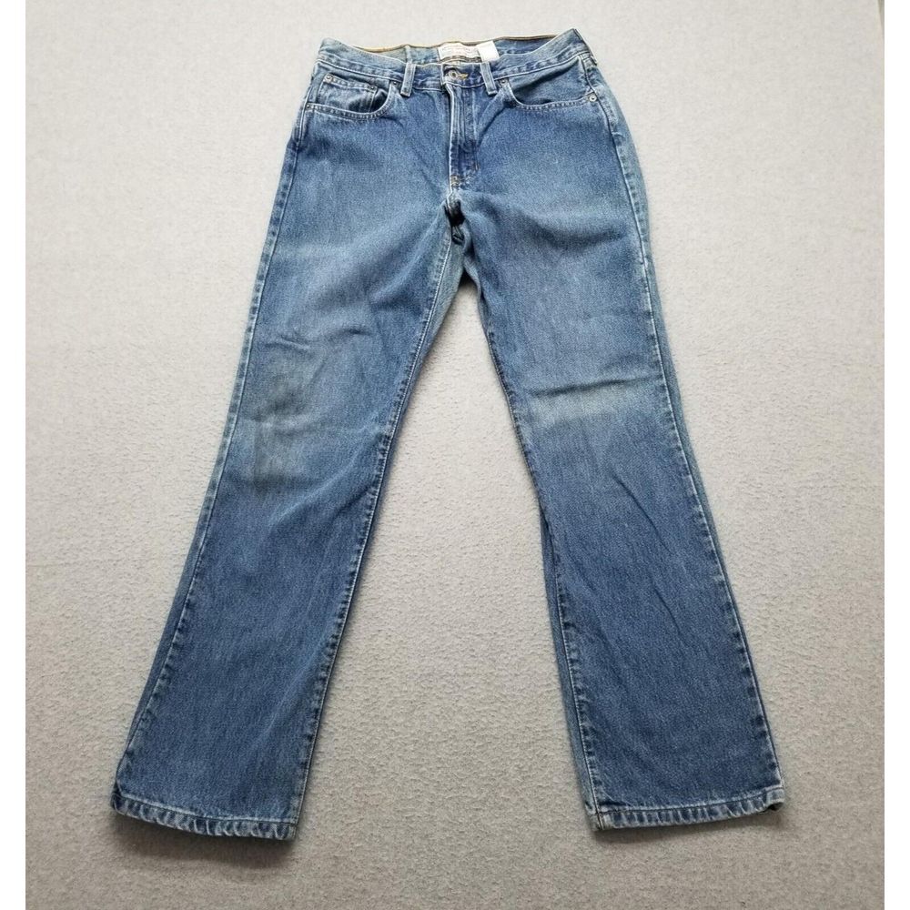 Vintage Abercrombie & Fitch Jeans‎ Womens 6 Blue Denim Straight 30x30